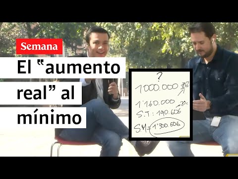 Juan Diego Alvira hizo las cuentas del “aumento real” al salario mínimo de 2023 | Semana Noticias