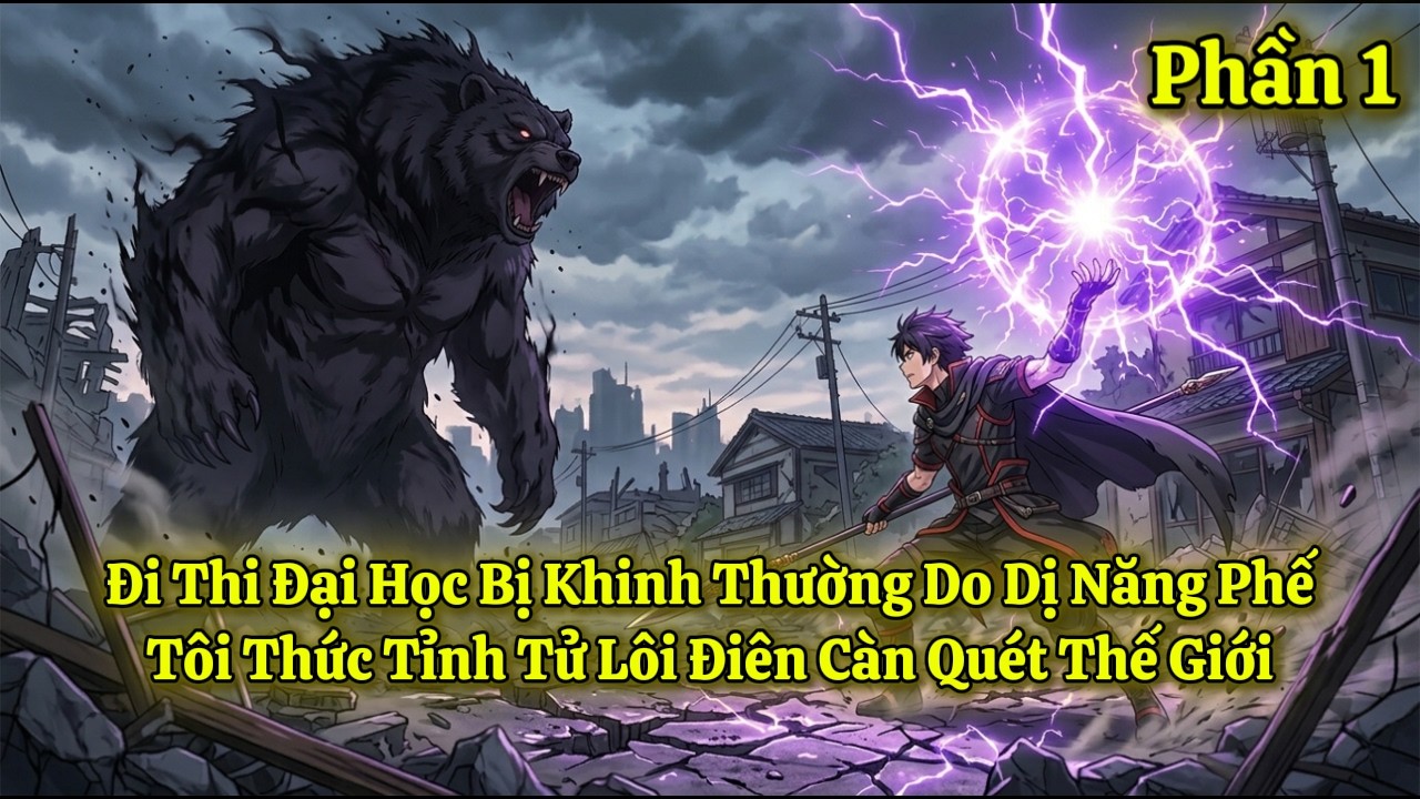 Đi Thi Đại Học Bị Khinh Thường Do Dị Năng Phế, Tôi Thức Tỉnh Tử Lôi Điên Càn Quét Thế Giới | Phần 1