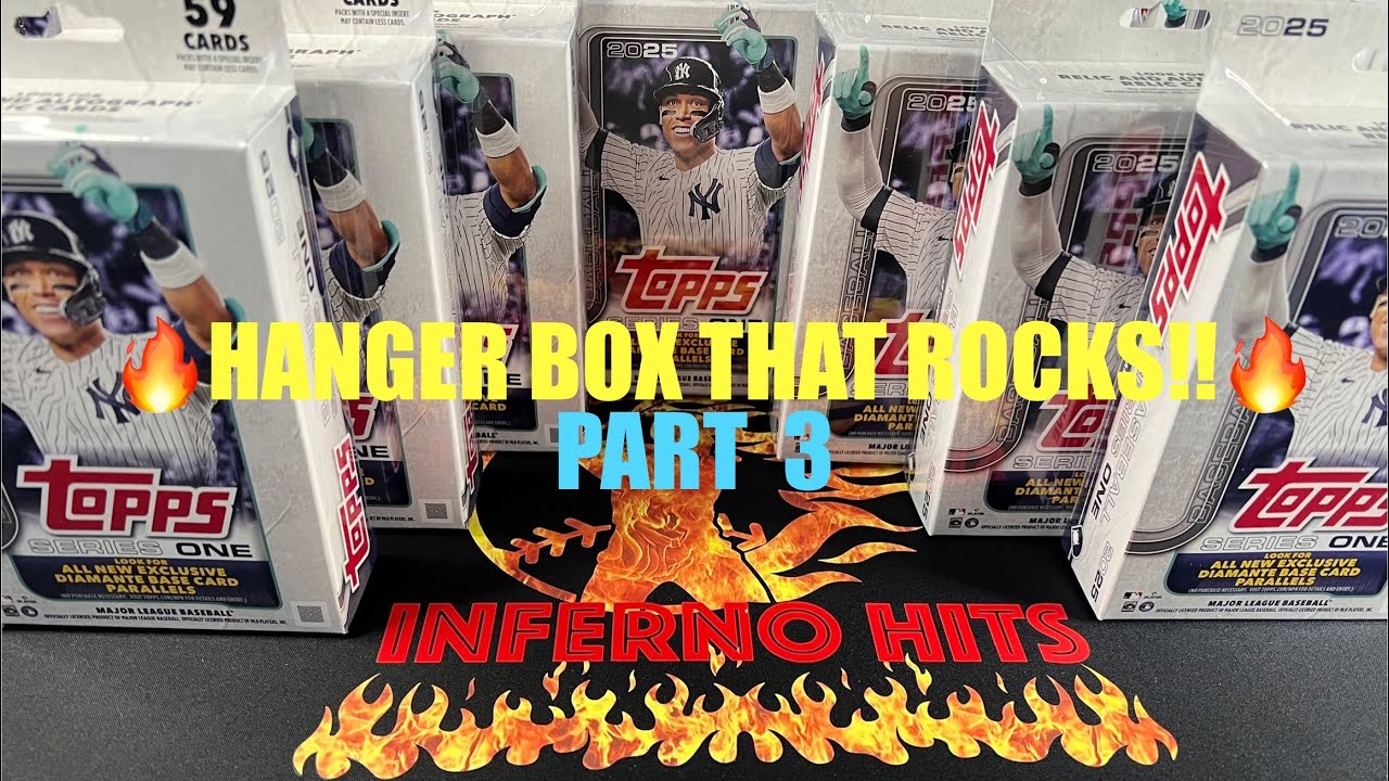 🔥HANGER BOXES!!🔥 2025 TOPPS SERIES 1!! HANGER BOX THAT ROCKS………..MAYBE ...