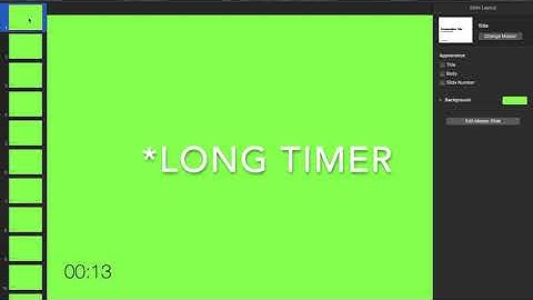 Make a timer on Imovie (Request)