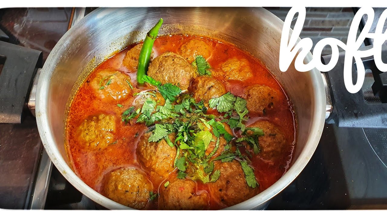 Hackbällchen nach Pakistanischer Art/ Kofta Curry Rezept/koch  mit Sultana.
