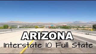 Interstate 10 Arizona Full Length (I10 Eastbound 2 of 8) detailed time stamps 4K60