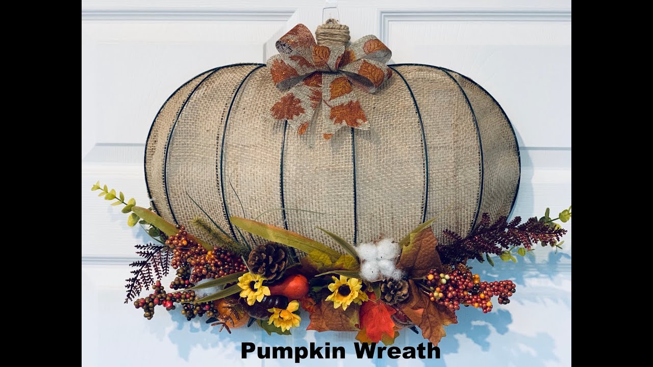 Dollar Tree Fall Pumpkin Wreath Farmhouse Pumpkin Wreath DIY dollar-tree-fall-pumpkin-wreath-farmhouse-pumpkin-wreath-diy