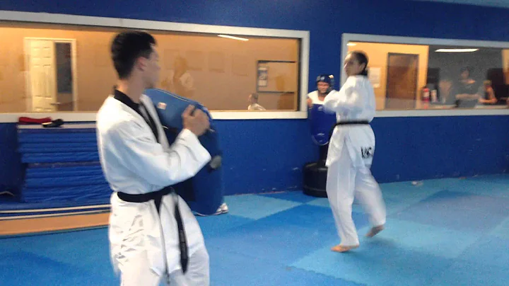 Practice With Taekwondo Champion Jackie Galloway