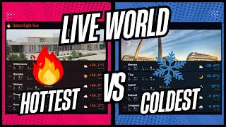 Live Weather Around the World 🌍 | Real-Time Updates Every 5 Minutes