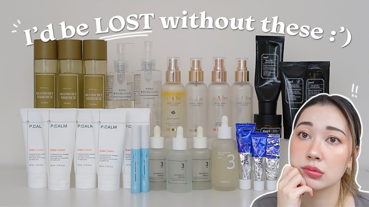 Skincare I CANNOT live without! Truly *irreplaceable* products - YouTube