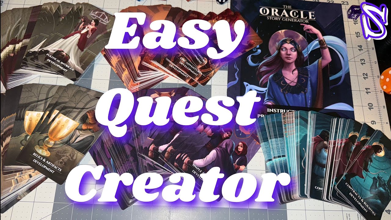 Oracle Story Generator, Making Quests!