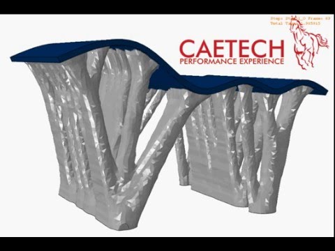 Abaqus Topology Optimization for Additive Manufactoring - YouTube