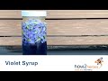 Violet syrup