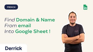 Find Name and Domain by Email  (2 minutes tutorial - FR) - Derrick App screenshot 5