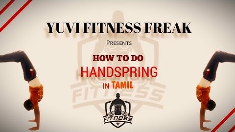 HOW TO DO FRONT HANDSPRING IN 5 STEP (TAMIL)