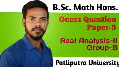 Real Analysis Important Question |@LetsSolveTheMaths  Guess Question  Real Analysis-II |