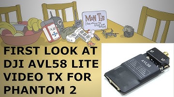 New product - a first look at the new DJI AVL58 Lite video transmitter for FPV