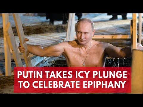 Putin takes icy plunge to celebrate epiphany