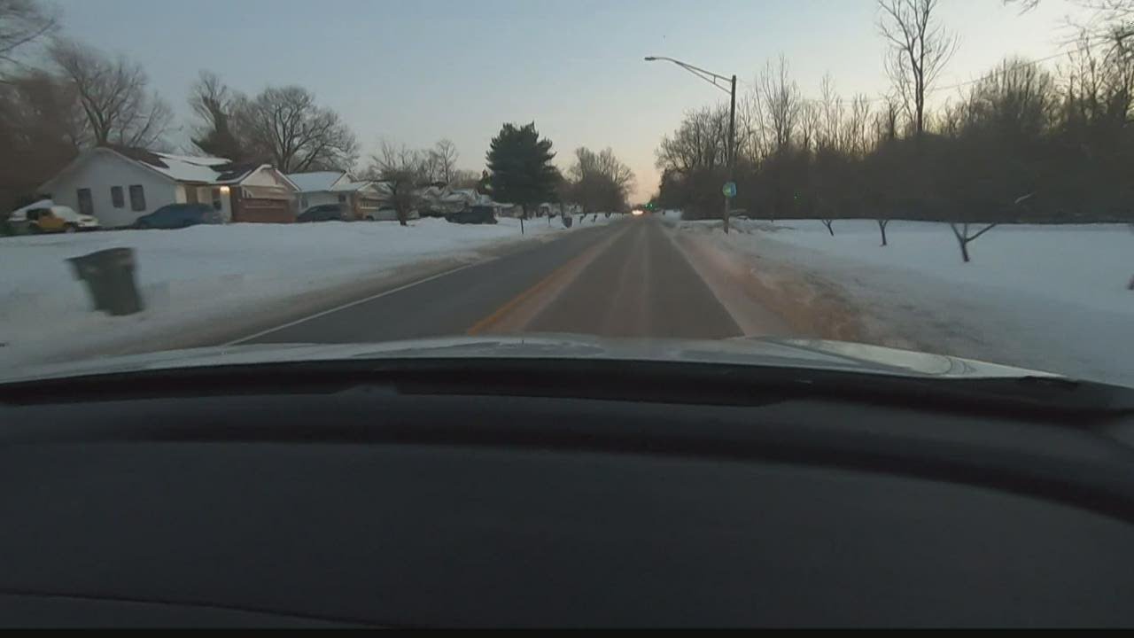 Some roads still snow, ice covered - YouTube