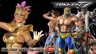 Tekken 7 X Dead Or Alive 6 - La Mariposa & King Comparison (Feat Armor King, Eddy & Christie)