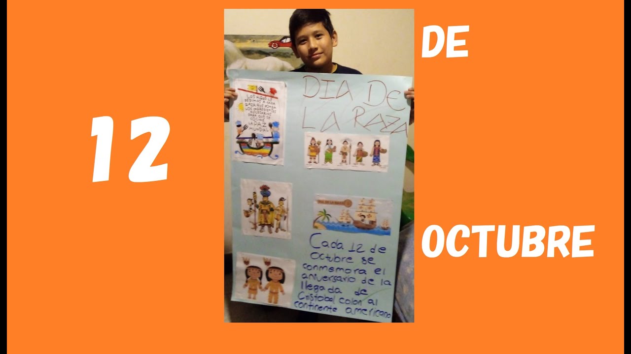 Poema alusivo al 12 de Octubre | Grado Sexto | version completa - YouTube