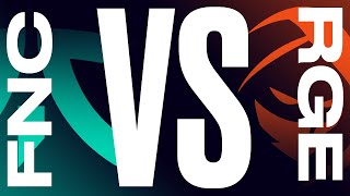 FNC vs. RGE - Week 5 Day 1 | LEC Summer Season | Fnatic vs. Rogue (2022)