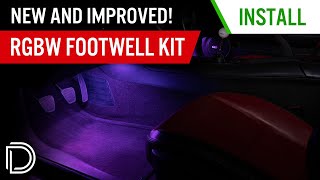 How to Install a Multicolor RGBW Footwell Kit | Diode Dynamic screenshot 5