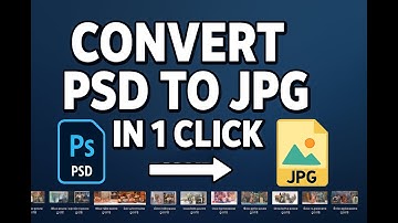 Convert Multiple PSD Files to JPG in One Click | Easy Photoshop Trick