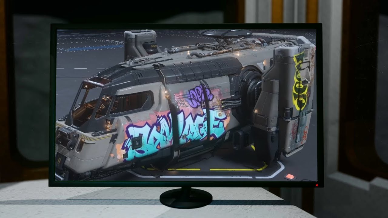 Star Citizen December 2024 Subscriber Flair 🎨 Graffiti Paints and a knife