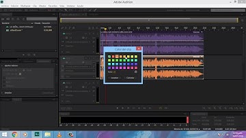 ADOBE AUDITION CS6 COMO CAMBIAR O PERSONALIZAR DE DIFERENTES COLORES EN MULTI TRACK