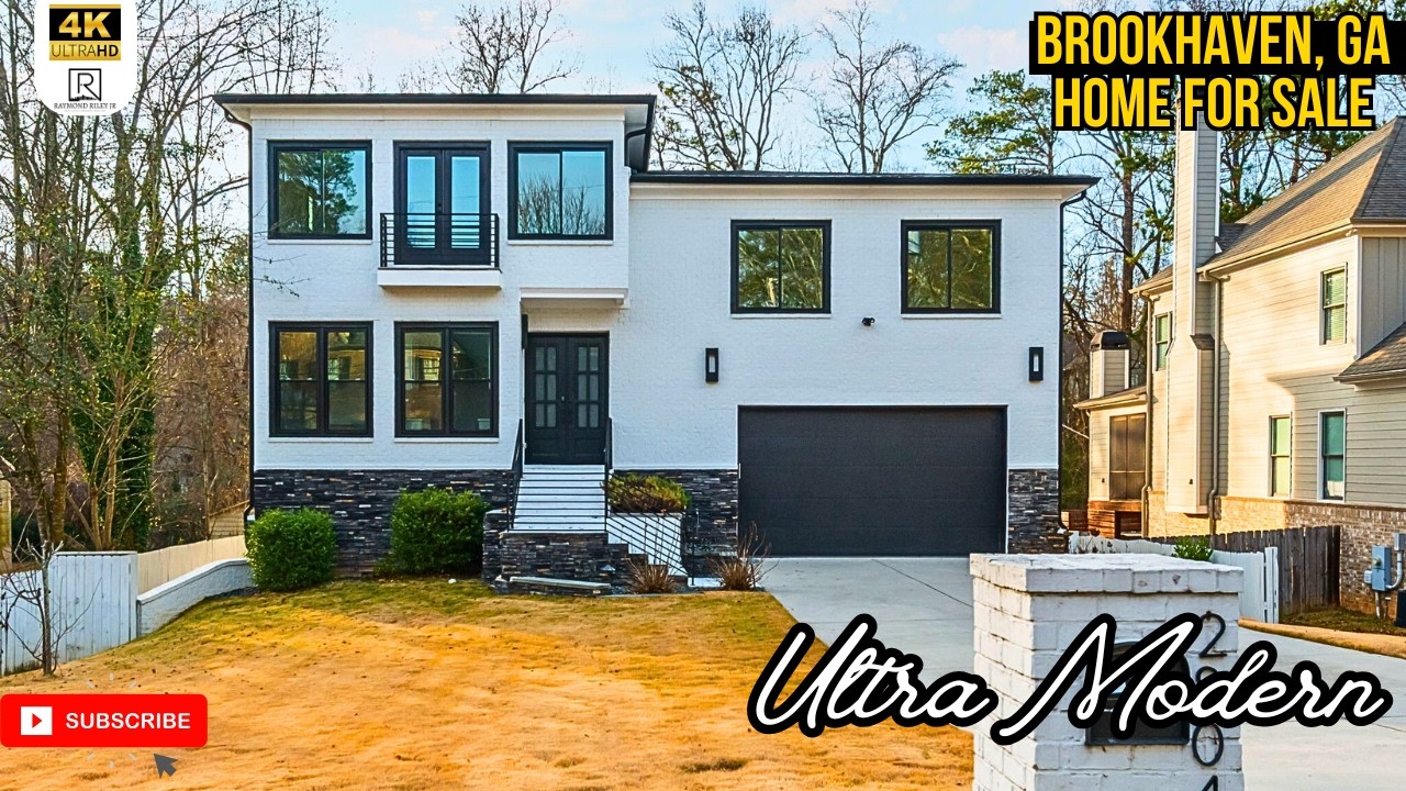 MUST SEE Stunningly ULTRA Modern LIKE New Home For Sale in Brookhaven GA