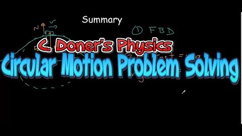IB Physics: Problem Solving with Circular Motion