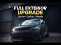 Range Rover Sport FULL Exterior Upgrade 🔥 Spoiler, Splitter &amp; Wheels Installed