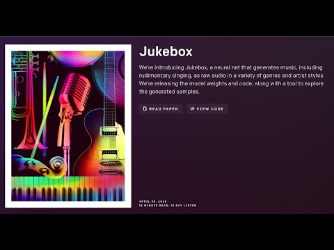 Jukebox: A Generative Model for Music | NLP Journal Club - YouTube
