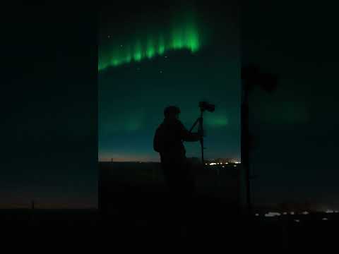 Under The Northern Lights In Iceland #shorts