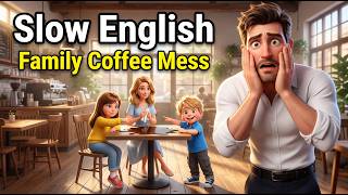 Spilled Coffee… We Made a Mess | English Listening Practice (A2)