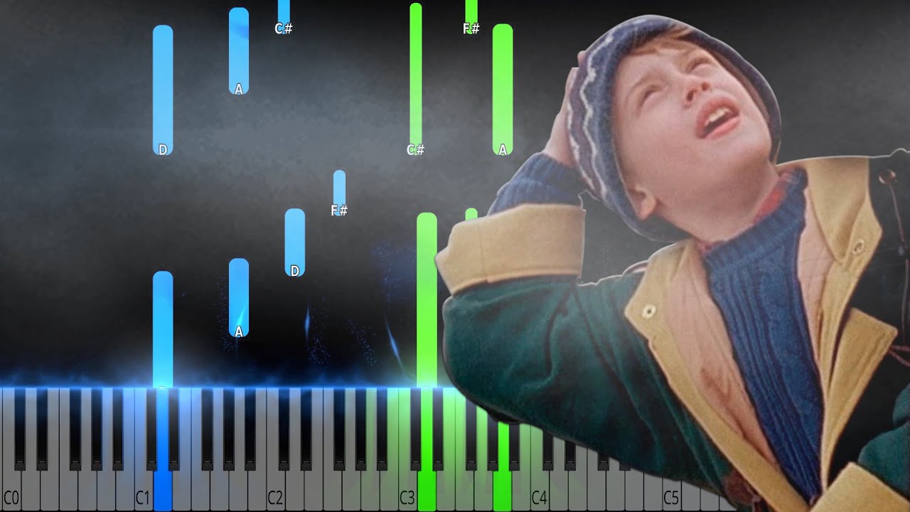 Home Alone Theme - Somewhere in My Memory Piano Tutorial