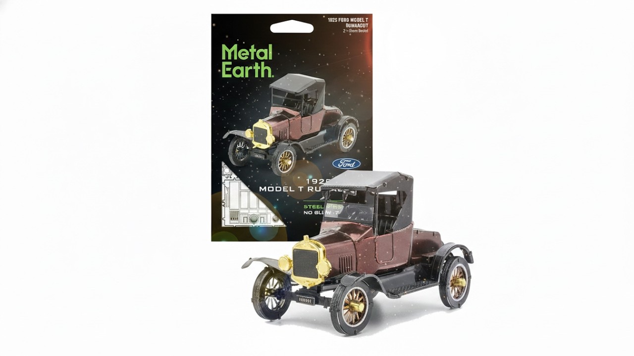 Fascinations Metal Earth Puzzle 3D Voiture Duesenberg II Sj 1934. Puzzle en métal de véhicules Fascinations Metal Earth Puzzle 3D Voiture Duesenberg II Sj 1934. Puzzle en métal de véhicules