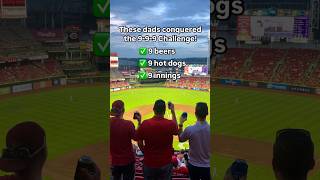 ⚾️ 999 Challenge: 9 beers, 9 hot dogs, 9 innings 🔥 #shorts