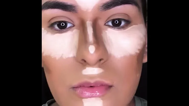 One minute makeup tutorial  contour and highlight
