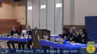2019-2020 FFA Banquet