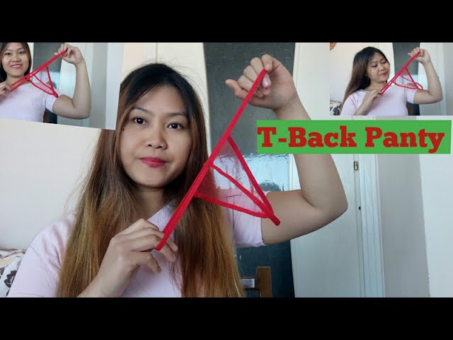 T-BACK PANTY UNBOXING 