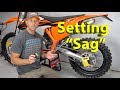 How to Set Your Sag on your Dirt Bike | Dirt Bike Set Up Tip