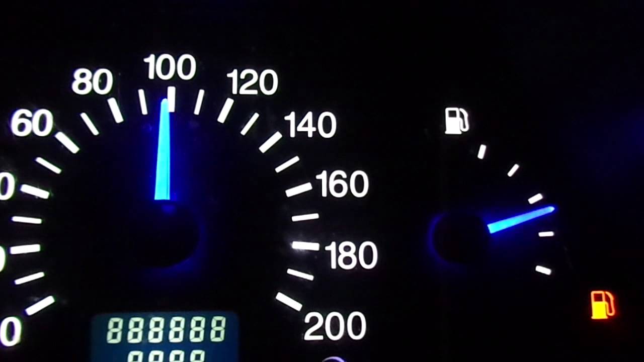 Как снять стрелки ваз 2114 Led Tuning щитка приборов ваз 2114 белая основа, синие стрелки - YouTube