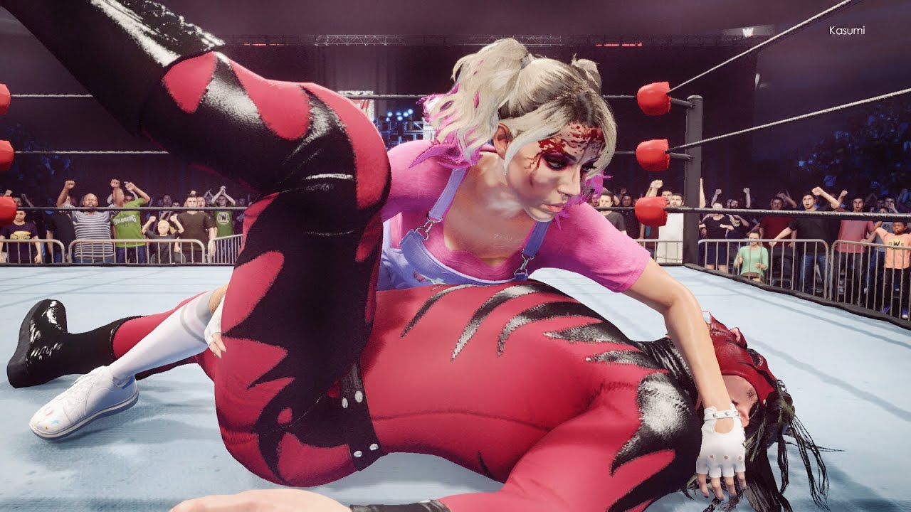 WWE 2k22 Alexa Bliss vs Kane '98, intergender wrestling YouTube