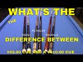 Pool Cue Comparison