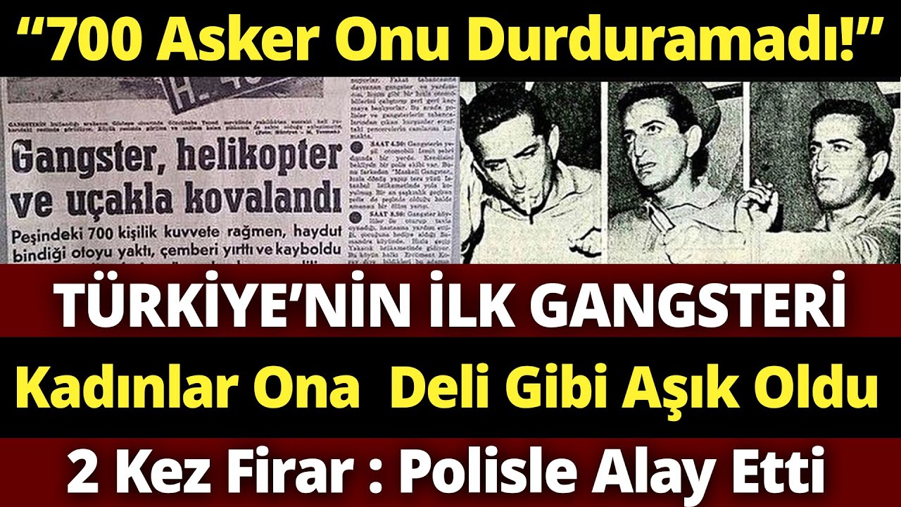 Türkiye’nin İlk Gangsteri Necdet Elmas’ın Gerçek Hikayesi: Emniyetle Dalga Geçen Adam...