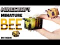 How to DIY Miniature Minecraft Bee Pixelated Figure Resin Tutorial
