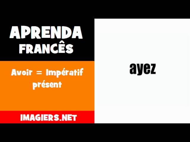 APRENDER FRANCÊS] COMO DAR ORDEM OU CONSELHO EM FRANCÊS 