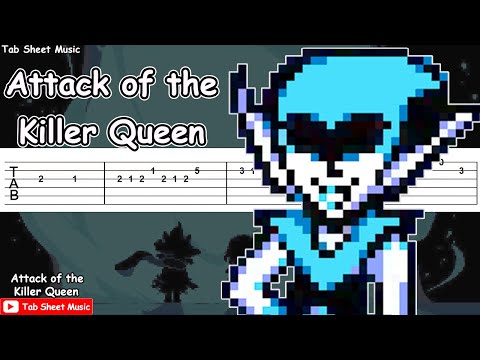 Attack of the Killer Queen - Deltarune Chapter 2 Guitar Tutorial