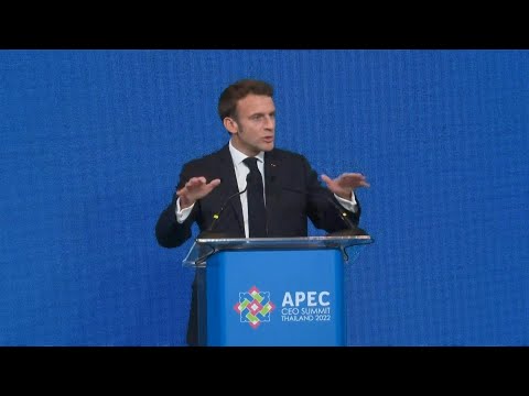 'We need a single global order' says Macron at APEC summit | AFP