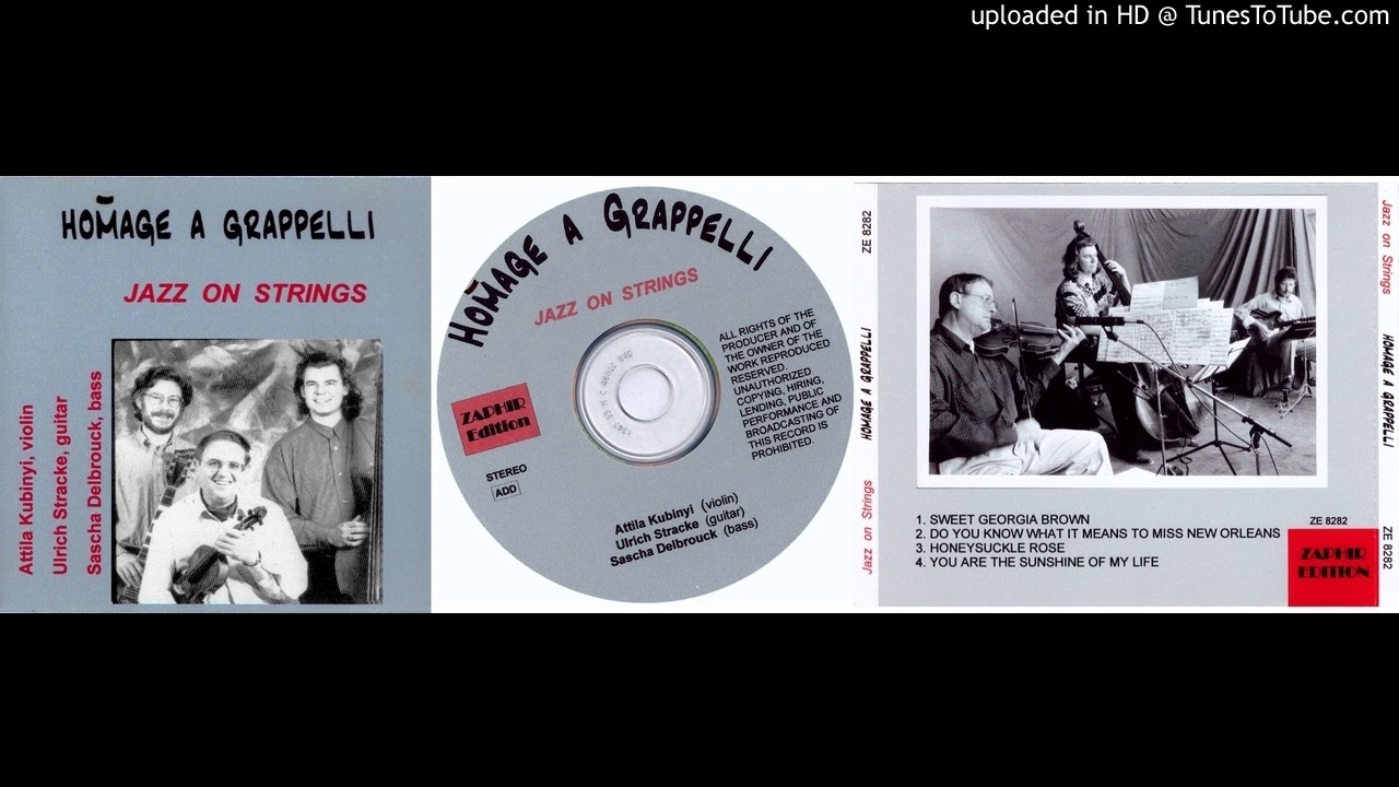 SWEET GEORGIA BROWN (Attila Kubinyi, violin - Ulrich Stracke, guitar - Sascha Delbrouck, bass)