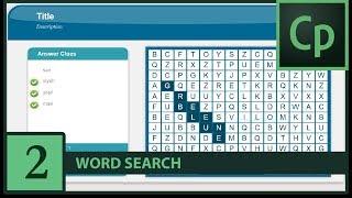 Tutorial 2 - Game of Word Search | Adobe Captivate Tutorials screenshot 1