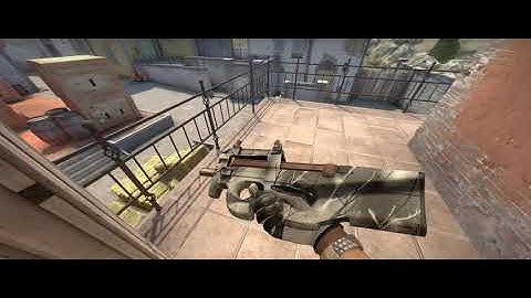 P90 Ash Wood Factory New Showcase CS:GO (3440x1440 res 21:9)